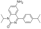6-AMINO-1-ISOPROPYL-4-(4-ISOPROPYLPHENYL)-1H-QUINAZOLIN-2-ONE,478963-35-8,结构式