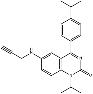 478963-46-1 1-(1-甲基乙基)-4-[4-(1-甲基乙基)苯基]-6-(2-丙炔-1-氨基)-2(1H)-喹唑啉