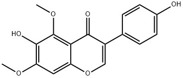 4',6-Dihydroxy-5,7-dimethoxyisoflavone Structure