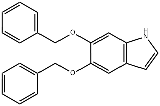 5,6-二苄氧基吲哚,4790-19-6,结构式