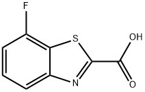 7 - 氟 - 2 - 苯并噻唑羧酸, 479028-68-7, 结构式