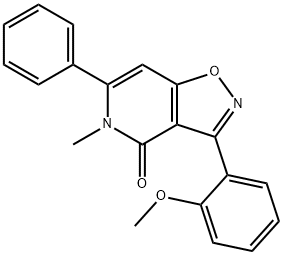 479077-09-3 3-(2-Methoxyphenyl)-5-methyl-6-phenylisoxazolo-[4,5-c]pyridin-4(5H)-one