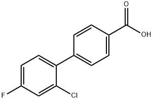 4-(2-Chloro-4-fluorophenyl)benzoic acid,479079-33-9,结构式