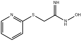 N'-Hydroxy-2-(pyridin-2-ylthio)ethanimidamide Struktur