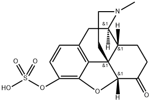 Hydromorphone 3-Sulfate Structure