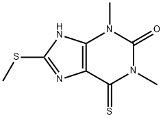 1,3,6,7-Tetrahydro-1,3-dimethyl-8-(methylthio)-6-thioxo-2H-purin-2-one|