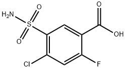 4-氯-2-氟-5-氨磺酰苯甲酸, 4793-22-0, 结构式