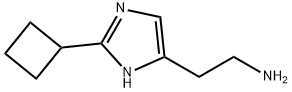 1H-Imidazole-4-ethanamine,  2-cyclobutyl-  (9CI) 结构式