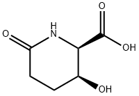 2-Piperidinecarboxylic acid, 3-hydroxy-6-oxo-, (2R,3S)- (9CI) 化学構造式