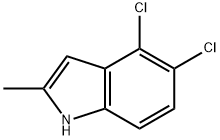 4,5-dichloro-2-methyl-1h-indole Struktur