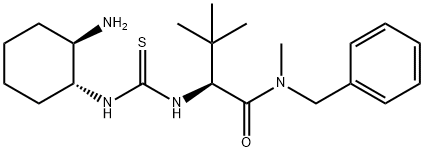 (2S)-2-[[[[(1R,2R)-2-Aminocyclohexyl]amino]thioxomethyl]amino]-N-3,3-trimethyl-N-(phenylmethyl)butanamide,  (S)-2-[[[[(1R,2R)-2-Aminocyclohexyl]amino]thioxomethyl]amino]-N-benzyl-N-3,3-trimethylbutanamide Structure