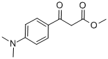 4-(DIMETHYLAMINO)-BETA-OXO-BENZENEPROPANOIC ACID METHYL ESTER Structure