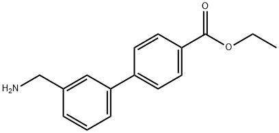 ETHYL 3'-(AMINOMETHYL)BIPHENYL-4-CARBOXYLATE,479645-82-4,结构式