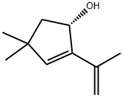 2-Cyclopenten-1-ol, 4,4-dimethyl-2-(1-methylethenyl)-, (1S)- (9CI) Structure