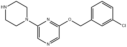 6'-(3-氯苄基氧基)-3,4,5,6-四氢-2H-[1,2']联吡嗪,479683-64-2,结构式