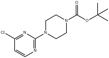 1-BOC-4-(4-氯嘧啶-2-基)哌嗪,479691-42-4,结构式