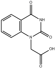 (2,4-DIOXO-3,4-DIHYDROQUINAZOLIN-1(2H)-YL)ACETIC ACID 化学構造式