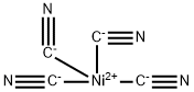 tetracyanonickelate 化学構造式