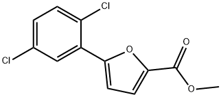 METHYL 5-(2 5-DICHLOROPHENYL)-2-FUROATE& Structure