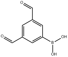 3,5-二甲酰基苯基硼酸, 480424-62-2, 结构式