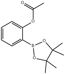 2-(4,4,5,5-テトラメチル-1,3,2-ジオキサボロラン-2-イル)フェニル酢酸, MIN 化学構造式