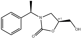 (5S)-5-(羟甲基氧基)-3-[(1R)-1-苯乙基]-2-噁唑烷酮, 480424-72-4, 结构式