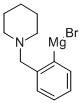 [2-(1-ピペリジニルメチル)フェニル]マグネシウムブロミド,THF溶液,AcroSealＲ 化学構造式