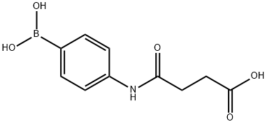 N-(4-硼苯)琥珀酰胺酸, 480424-95-1, 结构式