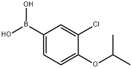 3-CHLORO-4-ISOPROPOXYPHENYLBORONIC ACID Structure