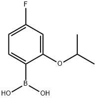 4-氟-2-异丙氧基苯基硼酸, 480438-59-3, 结构式