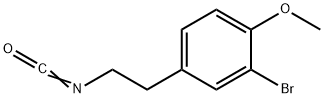 3-溴-4-甲氧基苯乙基异氰酸酯,480439-05-2,结构式
