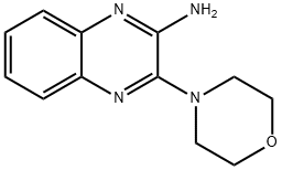 2-(MORPHOLIN-4-YL)-3-AMINOQUINOXALINE 结构式