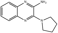 2-(PYRROLIDIN-1-YL)-3-AMINOQUINOXALINE Structure
