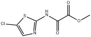 Acetic  acid,  [(5-chloro-2-thiazolyl)amino]oxo-,  methyl  ester  (9CI) Structure