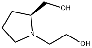 1-Pyrrolidineethanol,2-(hydroxymethyl)-,(2S)-(9CI) Structure