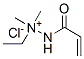 trimethyl[(1-oxoallyl)amino]methylammonium chloride Structure