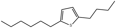 2-Butyl-5-hexylthiophene 结构式