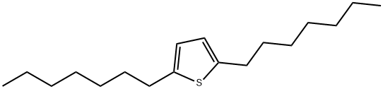 2,5-Diheptylthiophene Struktur