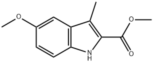 methyl 5-methoxy-3-methyl-1H-indole-2-carboxylate Structure