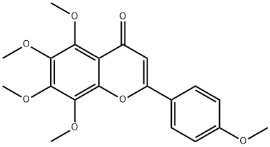 橘皮素,481-53-8,结构式
