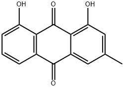 大黄酚, 481-74-3, 结构式
