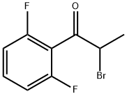 2-Bromo-1-(2,6-difluorophenyl)-propan-1-one Structure