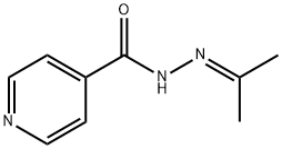 2-Propanone isonicotinoyl hydrazone Struktur