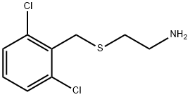 2-[(2,6-二氯苄基)硫代]乙胺, 48133-71-7, 结构式