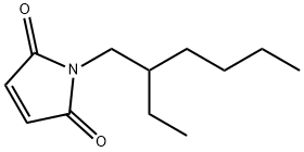 1-(2-Ethylhexyl)-3-pyrroline-2,5-dione Structure