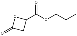 2-Oxetanecarboxylicacid,4-oxo-,propylester(9CI) 结构式