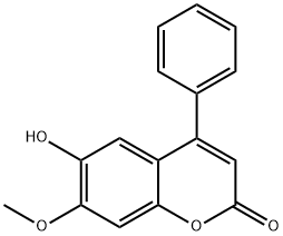 482-83-7 4-フェニル-6-ヒドロキシ-7-メトキシ-2H-1-ベンゾピラン-2-オン