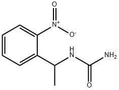 1-(1-(2-NITROPHENYL)ETHYL)UREA 化学構造式