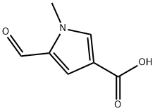 5-甲酰基-1-甲基-1H-吡咯-3-羧酸,482583-71-1,结构式