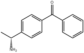 [4-[(1R)-1-氨乙基]苯基]苯基-甲酮,482620-70-2,结构式